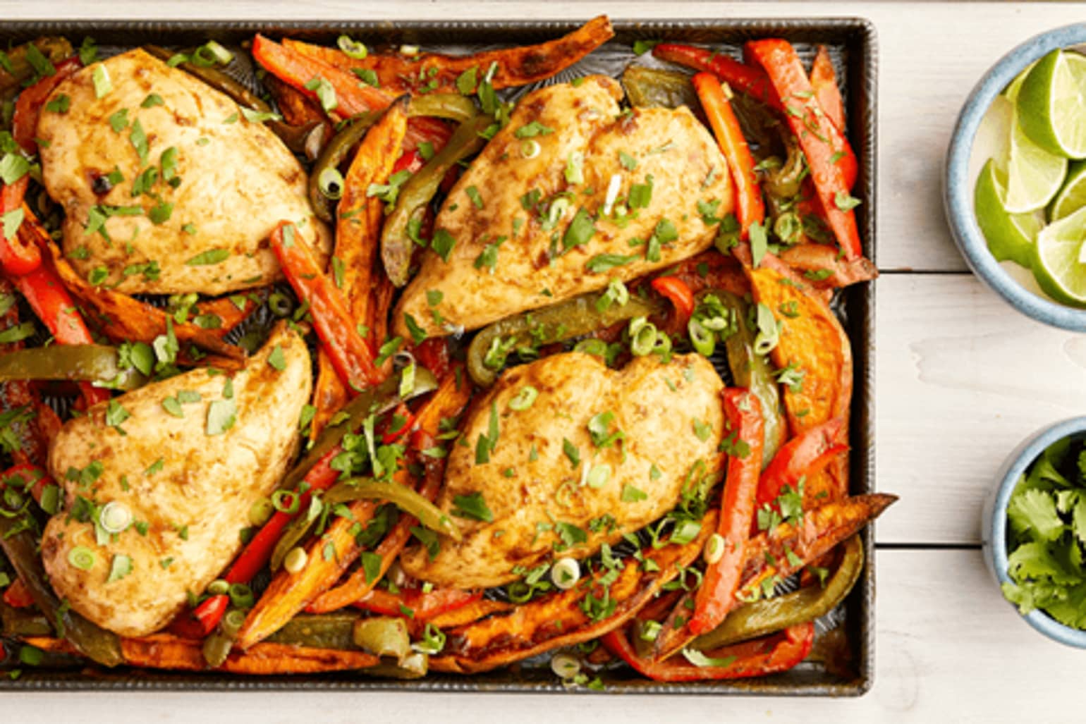 Poulet à la mexicaine et patates douces au four Old El Paso